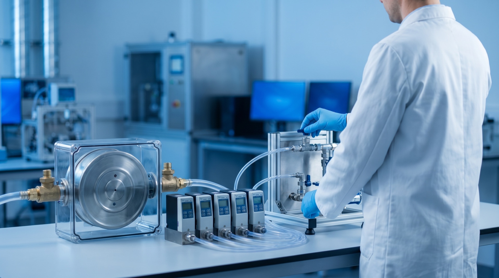 Low flow gas metering